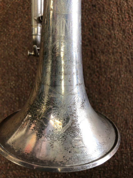 1950/51 King Master Silver Cornet w/Original Hard Case – People's