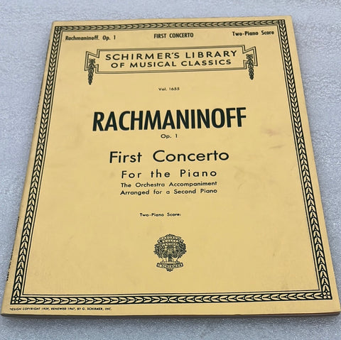 Rachmaninoff - Opus 1 - First Concerto for Piano