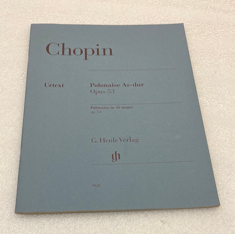 Chopin - Polanaise As-Dur Opus 53 (Book)