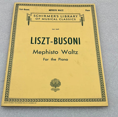 Liszt-Busoni - Mephisto Waltz (Book)